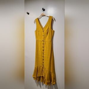 Lulus When We First Met Button Front Midi Dress